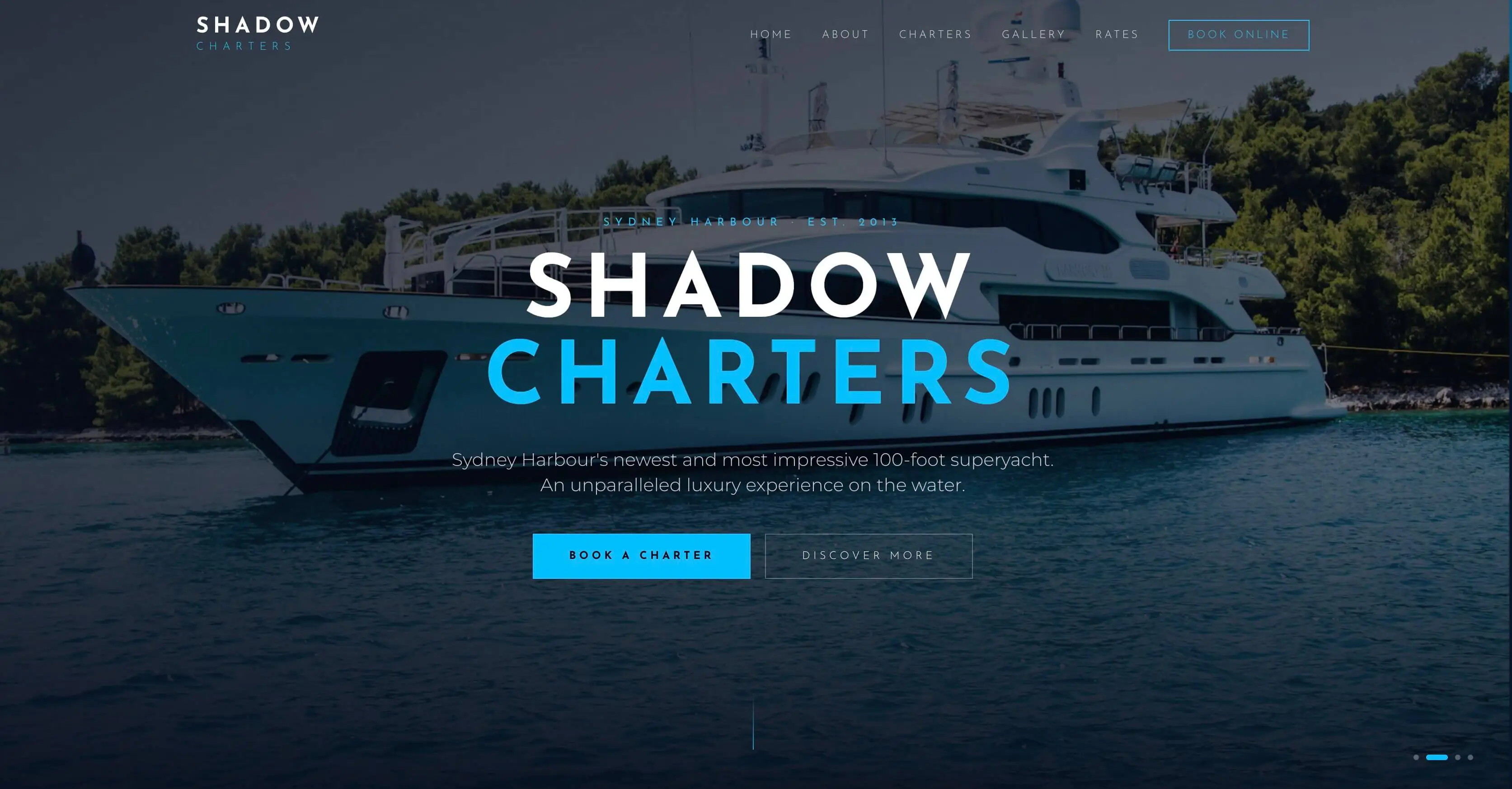 Charter Services, NSW after website redesign by Jay Ong